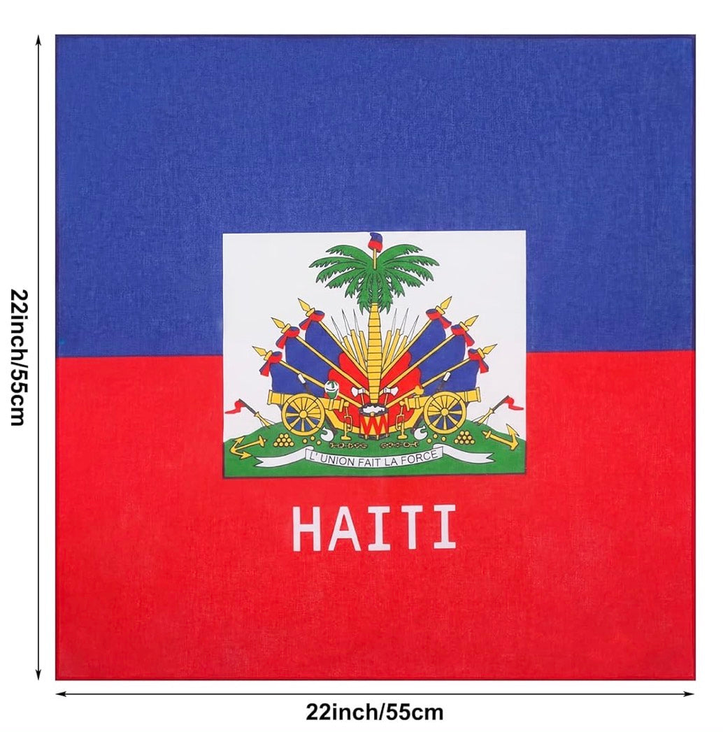 Haiti Flag 22x22 – Premium Fabric 🇭🇹